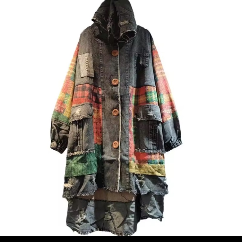 Women's Multicolor Patchwork Jacket - image 6